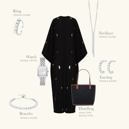 Elegant Sliver Bracelet With Sapphire White Gemstones.